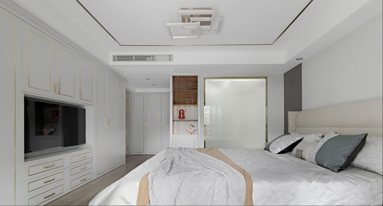 临安小区公寓房屋装修四居室【现代轻奢】127方