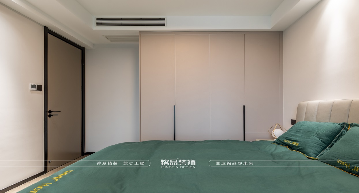 临安柏澜晶舍108㎡四居室【现代极简】装修案例