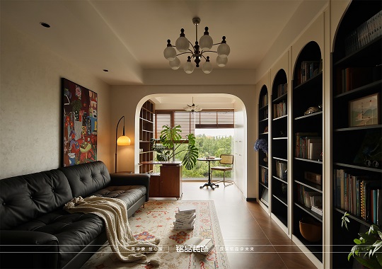 临安悦映邸89㎡ 奶油复古装修案例